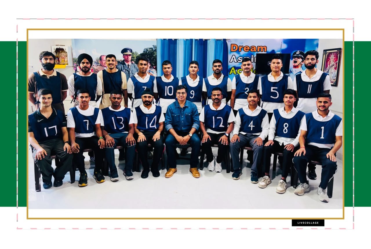 Major Amar with the SSB batch